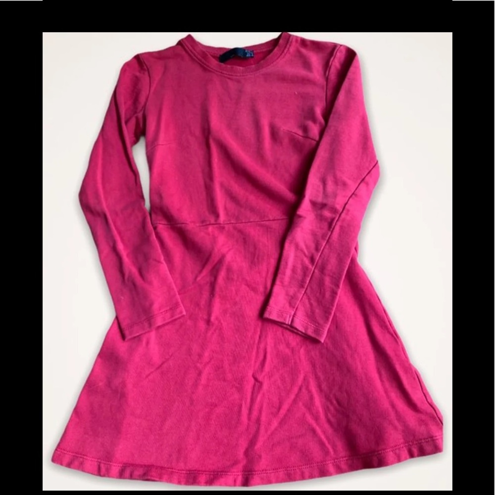 Zara small red fit and flare mini dress